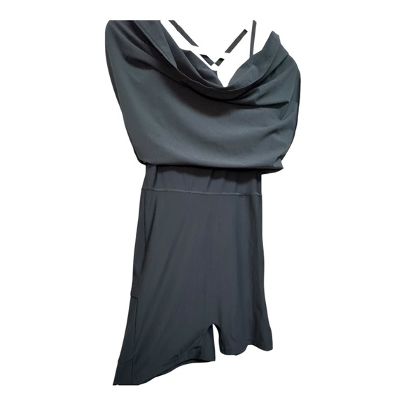 Outdoor Voices The Exercise Dress Black Size Large NWT | Built-In Shorts - Picture 7 of 10